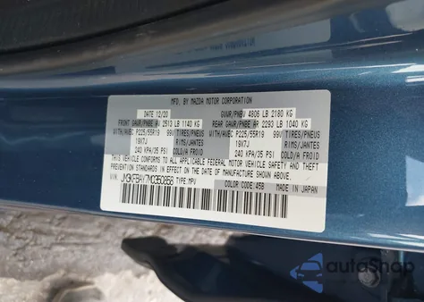 2021 Mazda Cx-5 Grand Touring Reserve z USA, uszkodzony, nr VIN JM3KFBAY7M0350858